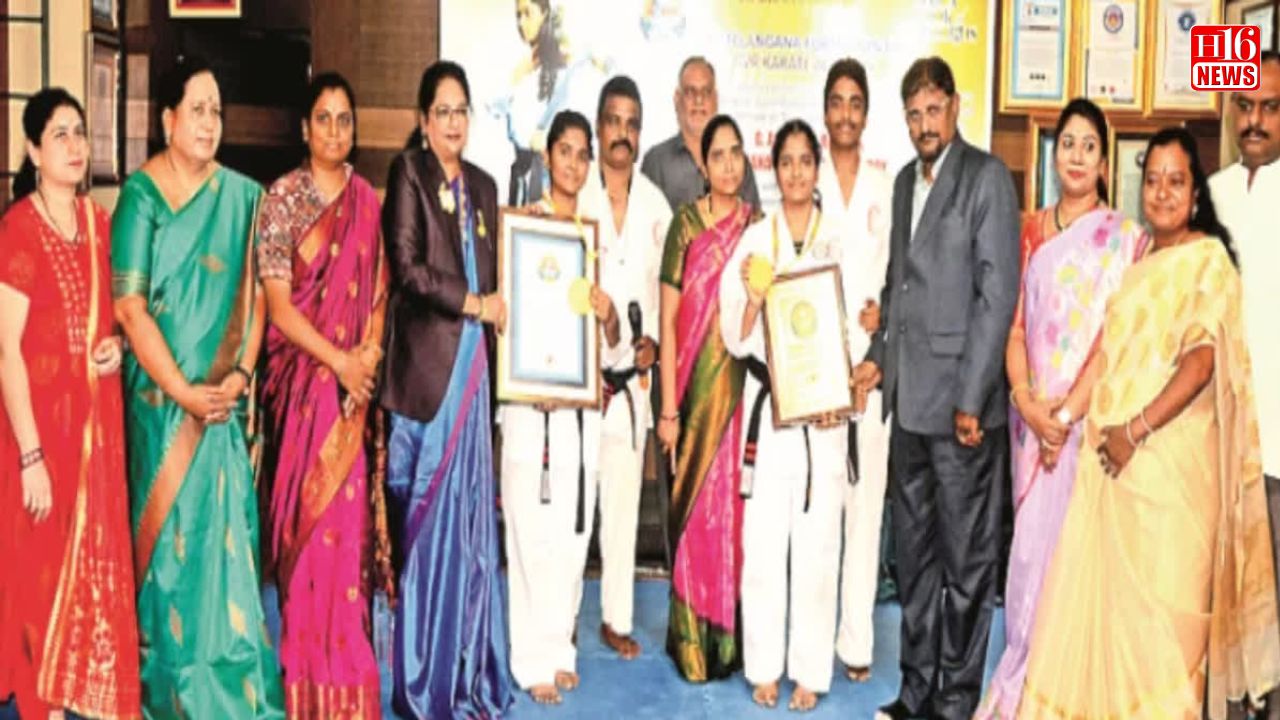 Hyderabad Sisters Set Sixth World Record In Karate